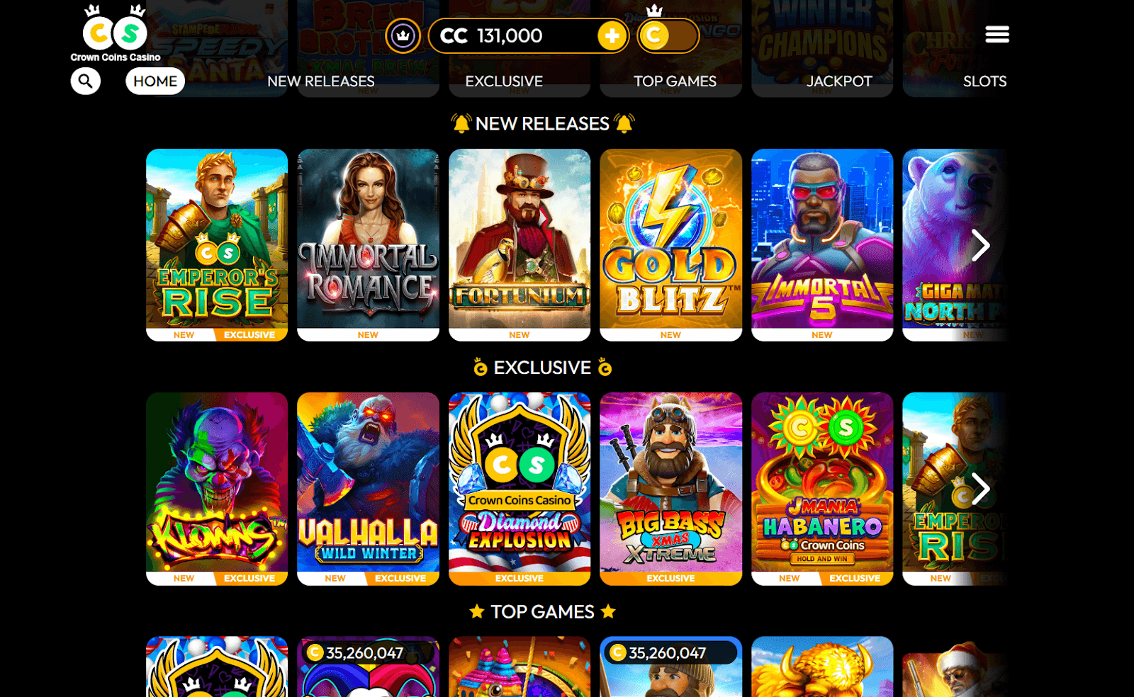 Crown Coins games